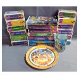 McDonalds Walt Disney Happy Meal Character Toys, Disney VHS Tapes, And More