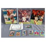 Autographed Football Collectibles Including T. Gonozale & A. Rison Certified Photograph, And John El