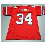 Thurman Thomas #34 Buffalo Bills Autographed Football Jersey, JSA Certified, Size XL