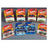 Hot Wheels Classics 1970 Dodge Dart Die Cast Model Cars, Qty 6 And 1969 Dodge Chargers, Qty 2, All N
