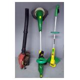 Weed Eater10 " Electric Trimmer, Model 1210, Home Lite Yard Broom Gas Powered Blower, And Weed Eater