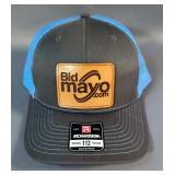 BidMayo.com Leather Patch Hat - Richardson Original 112 Trucker Adjustable Ball Cap