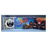 Vinyl LP Records Including Led Zepplin, Robert Plant, Jimmy Page & The Black Crowes, Nita Strauss, A