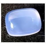 Chalcedony Polished Loose Stone, Approx 9mm x 7mm