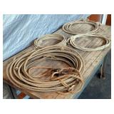 Lassos, Various Lengths, Qty 4