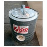 Igloo Heavy Duty Perm-A-Lined 2 Gallon Drinking Dispenser With Spigot, And Vintage Coleman "Holds Th