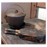 Camp Cookware Including Aluminum Super Maid Cookware Omelette Duplex Pan, 4 Qt. Stock Pot With Lid, 