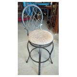 Upholstered Metal Swivel Bar Stool, 47", Folding Stool, 24", And 35"
