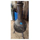 Metal Chiminea, 53" Tall