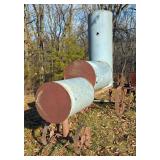 Custom Built Smoker, Vent Holes Have Not Been Cut Yet, Measures 84" H x 37" W x 120" L, Welded To Fr