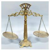 Brass Balance Scale, 17" x 12.5"