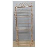 Aluminum Bakers Rack With Copper Tone, 60" x 23" x 12.5"