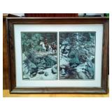 Bev Doolittle "The Forest Has Eyes" Print, Framed Matted Under Glass, 18.5" x 24"