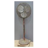 Industrial 24" Shop Fan, 68" Tall, Powers On