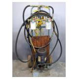 Portable Hydraulic Pump Custom Built On Dolly With Dayton Electric Motor, Unknown Working Condition