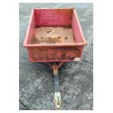 Single Axle Utility Trailer With Bumper Hitch, 52" x 36" x 14"