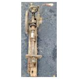 Vintage Steel Manual Drill Press, 34" Long, Mounted On 2" x 6" Board