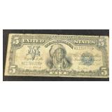 1899 $5 Large Silver Certificate