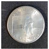 Apollo 11 The Eagle Has Landed 30th Anniversary Silver Medallion