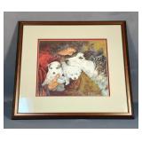 Jon Van Zyle Signed 1993 Print, Framed And Matted Under Glass, 23.5" x 25"