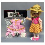 Tonner Doll Company 10" Ann Estelle Doll With Mary Engelbreit Clothing Set and Packaged Clothing Set