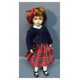Heritage Signature Collection 16" Back To School Ginger Porcelain Doll