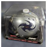 Vintage Rare XFL NY NJ Hitmen Bike Authentic Mini Helmet 2000, XFL LA Xtreme Mini Helmet Bike Brand 