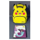 Pokemon Pikachu Collectibles, Pokemon Loungefly Backpack, And Pikachu Card Binder