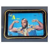 Vintage Metal A-Team TV Tray 17 1/4" X 12 1/4"