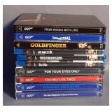 DVD Assortment Including 007, Dr. No, For your Eyes Only, Thunderball, You Only live Twice, From Rus
