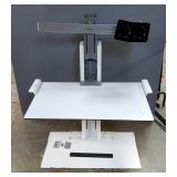 Metal Media Stand With TV Mount Back