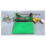 RCBS 502 Powder Scale, RCBS Powder Trickler, And RCBS Case Lube Pad