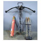 Bear Devastator Crossbow, #150 Draw Weight, 44" String Length, With Quiver And Easton GameGetter/Eas