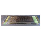 Easton GameGetter II 2117 30" Arrows, No Tips, Qty 8, Easton Tru-Flight Spa XX75 2117 Aluminum Arrow