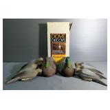 Ariduk Duck Decoys Qty 2, And Feather Flex Dove Decoys Qty 6