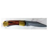 Winchester Fixed Blade Knife, 5.5" Blade With Nylon Sheath, And Winchester Folding Knife, 2.5" Blade