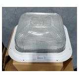 LSI Industries White Surface Mount Canopy Lights, Qty 2