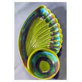 Serving Trays Made Of Glass, Stainless Steel, And Ceramic, Qty 5, And Glass Serving Bowls, Qty 2