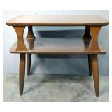 Midcentury Modern End Table, 22" x 28" x 16"