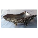 Authentic Westmoreland Satin Glass Ginger Jar And Egg Shaped Trinket Dish, Pioneer Woman Blue/White 