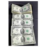 Bicentennial $2 Bills, 1976 Series, Qty 27