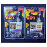 Johnny Lightning Diecast Metal KISS Racing Dreams Including Peter Criss, Gene Simmon, And Others, Qt