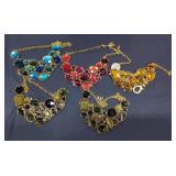 Heidi Daus Jewelry Set With Necklace, Pendant, Ring, And Earrings, With Purple Stones