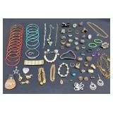Costume Jewelry Bracelets, Rings, Pins, And More, Various Styles