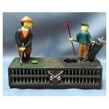 Cast Iron Reproduction Golfer