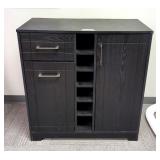 Storage Cabinet With Trash Can Drawer And Inner Shelves, 36" x 34.5" x 17.5"
