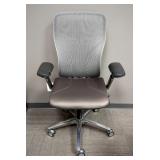 Allsteel Office Work Chair With Adjustable Arms, Back, And Height, 45" x 27" x 24", Qty 1