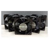NMB 115V 50/60 Hz 15/13 W 1 Phase Fans, Model 4715 MS-12T-B40, Qty 5