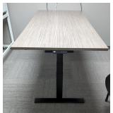 Electric Adjustable Height Conference Table, Minimum Height 25", Maximum Height 51" X 72" L X 36" W