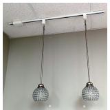 Ellie-Lee Single Bulb House Of Hampton Pendant Lights, Qty 2, On Track Lighting System